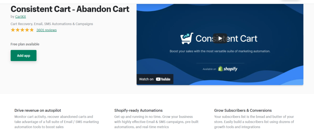 consistent cart