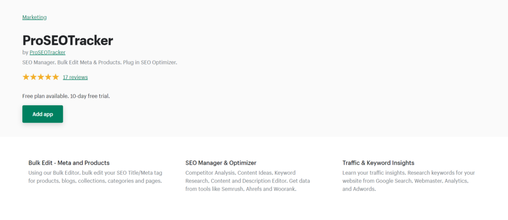 seo tracker