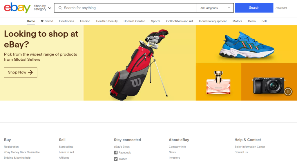 eBay eCommerce company