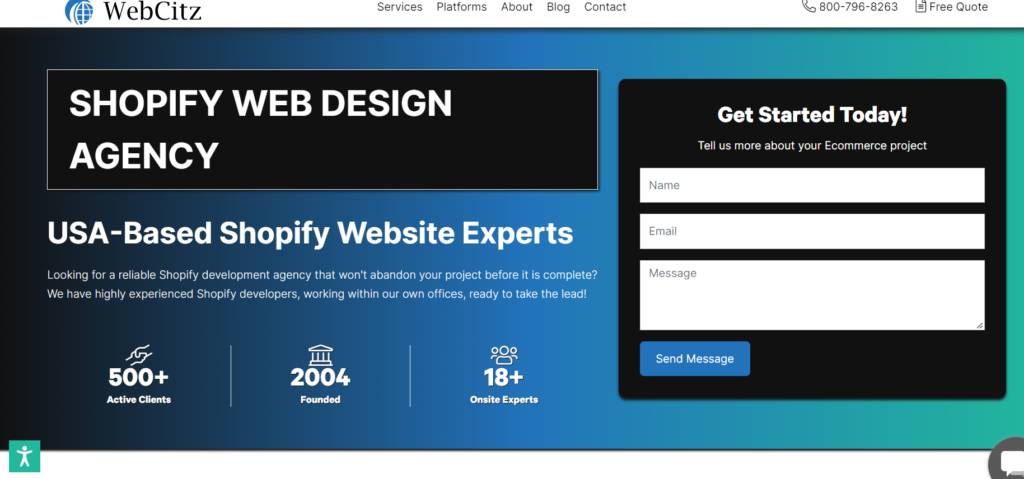 shopify development agency