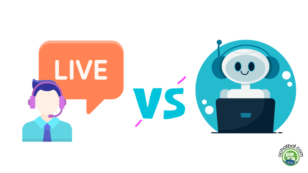chatbot vs live chat